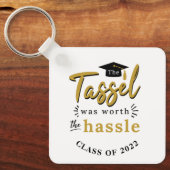 Afstuderen 2024 Tassel was het gedoe Afstudeerder Sleutelhanger (Voorkant)