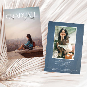 Afstuderen 2024 Tijdschrift Foto Hoesje Afstudeerd Aankondiging