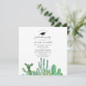 Afstuderen 2024 Waterverf Graduation Party Kaart (Staand voorkant)