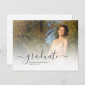 Afstuderen 2025 2 Foto's Script Aankondiging (Voorkant / Achterkant)