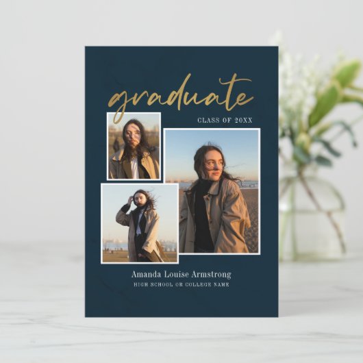 Afstuderen 2025 4 Foto's Afstudeerder Script Aankondiging (Staand voorkant)