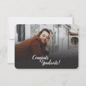 Afstuderen 2025 4 Foto's Afstudeerder Uitnodiging (Achterkant)