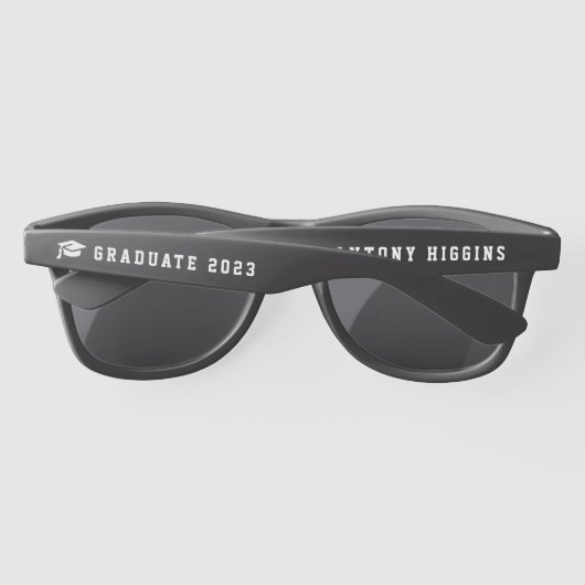 Afstuderen 2025 Aangepaste naam Zonnebrillen (Achterkant)