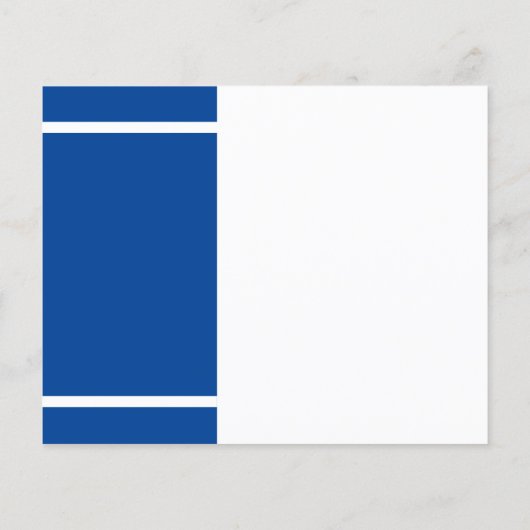 Afstuderen 2025 Afstudeerder Blue Party Invitation (Achterkant)