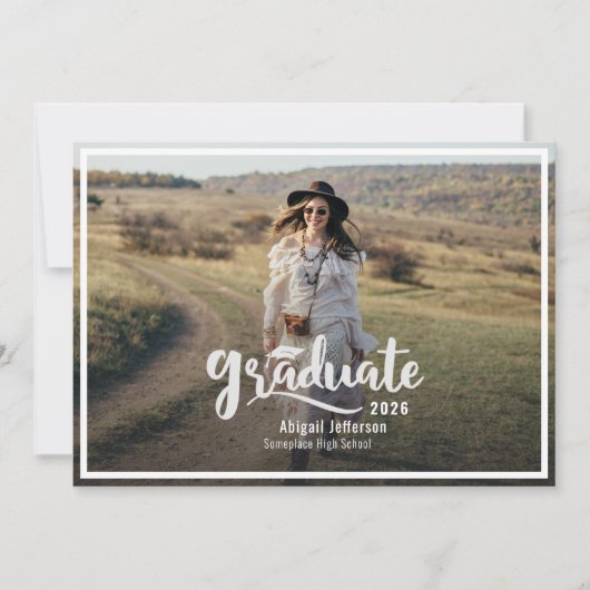 Afstuderen 2025 Afstudeerder Foto Aankondiging (Voorkant)