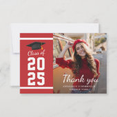 Afstuderen 2025 Afstudeerder Foto Bedankkaart (Voorkant)