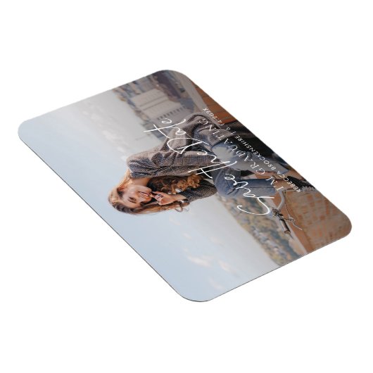 Afstuderen 2025 Afstudeerder Foto Bewaar de datum Magneet (Rechterzijde)