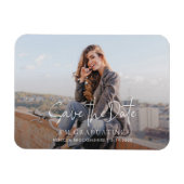 Afstuderen 2025 Afstudeerder Foto Bewaar de datum Magneet (Horizontaal)