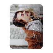 Afstuderen 2025 Afstudeerder Foto Bewaar de datum Magneet (Verticaal)