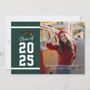 Afstuderen 2025 Afstudeerder Foto Groen en Wit Aankondiging