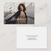 Afstuderen 2025 Afstudeerder Fotoaankondiging Kaar Notitiekaartje (Voorkant / Achterkant)