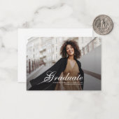 Afstuderen 2025 Afstudeerder Fotoaankondiging Kaar Notitiekaartje (Voorkant / Achterkant in situ)