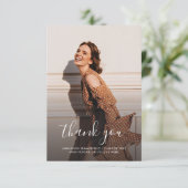 Afstuderen 2025 Afstudeerder Foto's Bedankkaart (Staand voorkant)