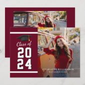 Afstuderen 2025 Afstudeerder Foto's Bourgogne Afst Aankondiging (Voorkant / Achterkant)