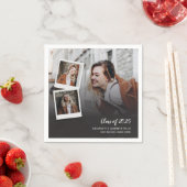 Afstuderen 2025 Afstudeerder Foto's Party Paper Servet (Insitu)