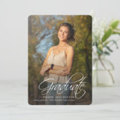 Afstuderen 2025 Afstudeerder Foto's Senior Kalligr Aankondiging (Staand voorkant)