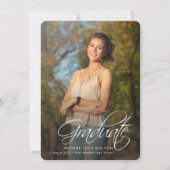 Afstuderen 2025 Afstudeerder Foto's Senior Kalligr Aankondiging (Voorkant)