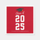 Afstuderen 2025 Afstudeerder Party Custom Paper Servet (Voorkant)