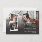 Afstuderen 2025 Afstudeerder Party Fotofeest Kaart (Voorkant)