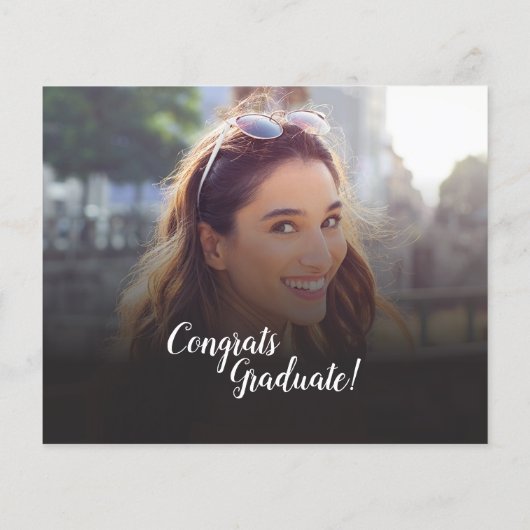 Afstuderen 2025 Afstudeerder Party Fotouitnodiging (Achterkant)