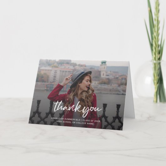 Afstuderen 2025 Afstudeerder Photo Script Bedankkaart (Voorkant)
