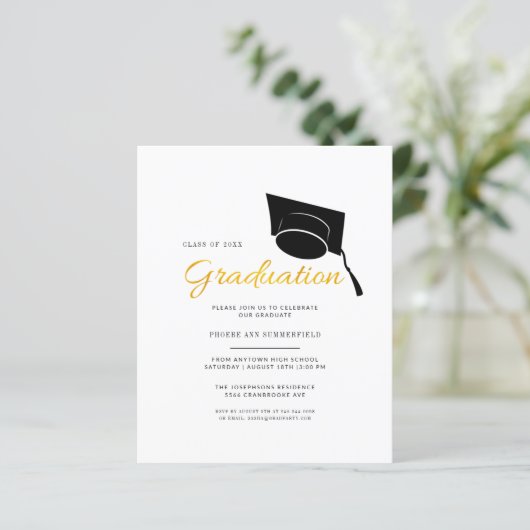 Afstuderen 2025 Afstudeerder Uitnodiging (Staand voorkant)