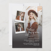 Afstuderen 2025 Afstudeerfoto's Script Feest Kaart (Voorkant)