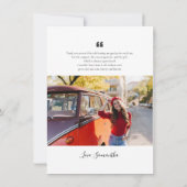 Afstuderen 2025 Afstuderen foto's Notitiekaartje (Achterkant)