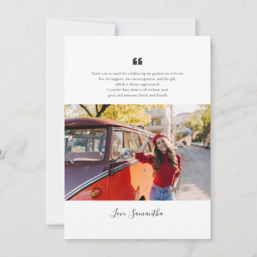 Afstuderen 2025 Afstuderen foto's Notitiekaartje (Achterkant)