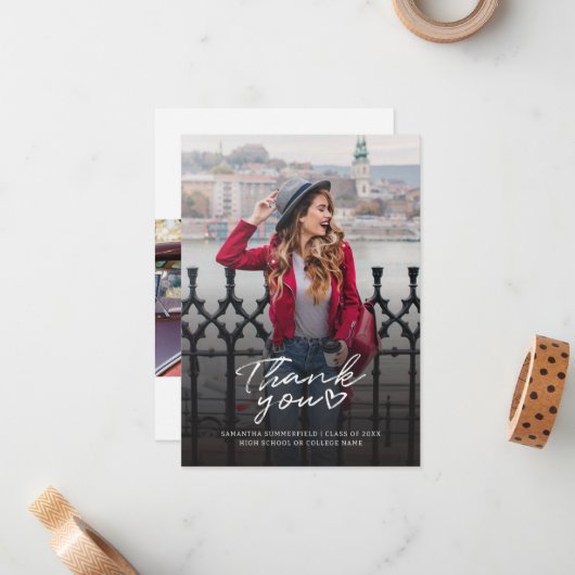 Afstuderen 2025 Afstuderen foto's Notitiekaartje (Voorkant / Achterkant in situ)