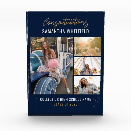 Afstuderen 2025 Afstuderen Keepsake Fotoblokken (Voorkant)