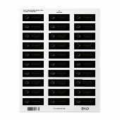 Afstuderen 2025 Afstuderen Pet Aangepast retouradr Etiket (Full Sheet)