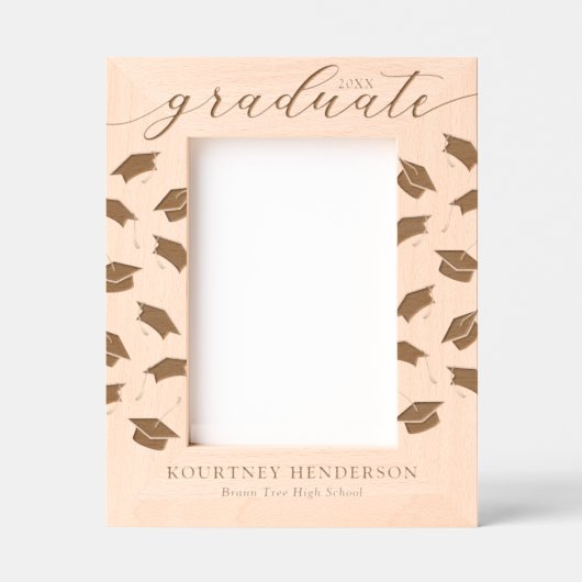 Afstuderen 2025 Afstuderen Pet Gegraveerde Lijstjes (Voorkant)