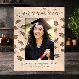 Afstuderen 2025 Afstuderen Pet Gegraveerde Lijstjes