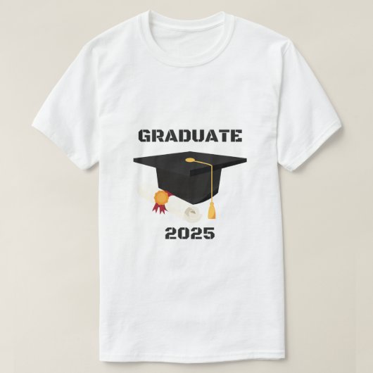 AFSTUDEREN 2025 ALLE leeftijden, geslachten, maten T-shirt (Design voorkant)
