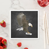 Afstuderen 2025 Bald Eagle met Diploma Servet (Insitu)