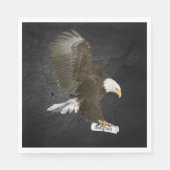 Afstuderen 2025 Bald Eagle met Diploma Servet (Voorkant)