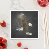 Afstuderen 2025 Bald Eagle met Diploma Servet (Insitu)