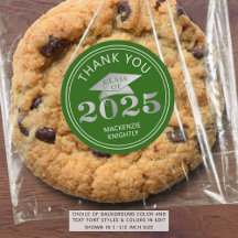 Afstuderen 2025 Bedankt Groene Faux Zilverfolie