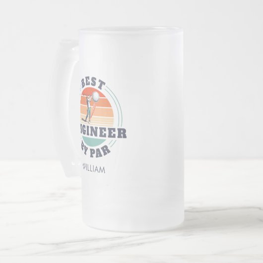 Afstuderen 2025 Beste Ingenieur Afstuderen Aangepa Matglas Bierpul (Voorkant links)