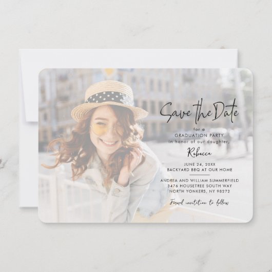 Afstuderen 2025 Bewaar de datum (Achterkant)