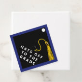 Afstuderen 2025 Blauw Bedankjes Labels (In situ)