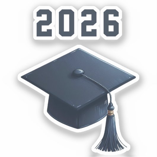 Afstuderen 2025 blauw pet sticker (Voorkant)