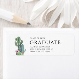 Afstuderen 2025 Botanisch retouradres Etiket