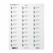 Afstuderen 2025 Botanisch retouradres Etiket (Full Sheet)