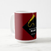 Afstuderen 2025 cadeau koffiemok (Voorkant links)