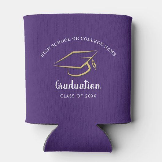 Afstuderen 2025 Custom Party Blikjeskoeler (Achterkant)