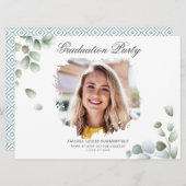 Afstuderen 2025 Eucalyptus Afstudeerder Fotofeest Kaart (Voorkant / Achterkant)