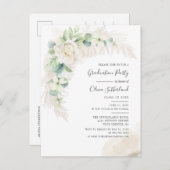 Afstuderen 2025 Eucalyptus Afstudeerder Partij Uitnodiging Briefkaart (Voorkant / Achterkant)