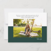 Afstuderen 2025 Feestfoto Dank u kaart (Achterkant)